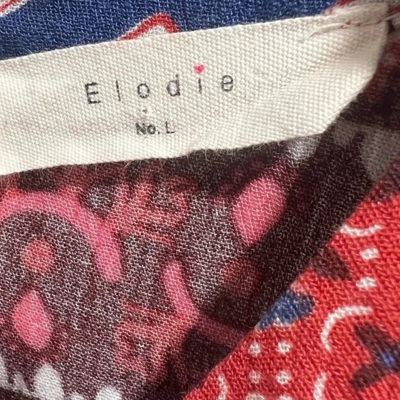Size large elodie boho tank blouse in excellent like-new condition cropped - Picture 3 of 3